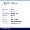 24oz Woven Roving specifications