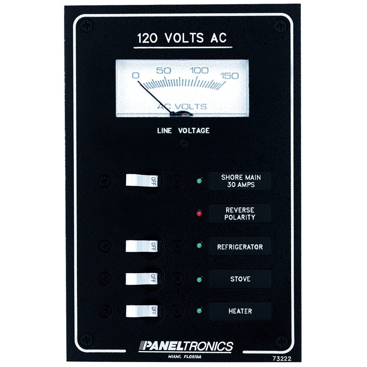 Paneltronics 9972322B Standard AC 3 Position Breaker Panel & Main
