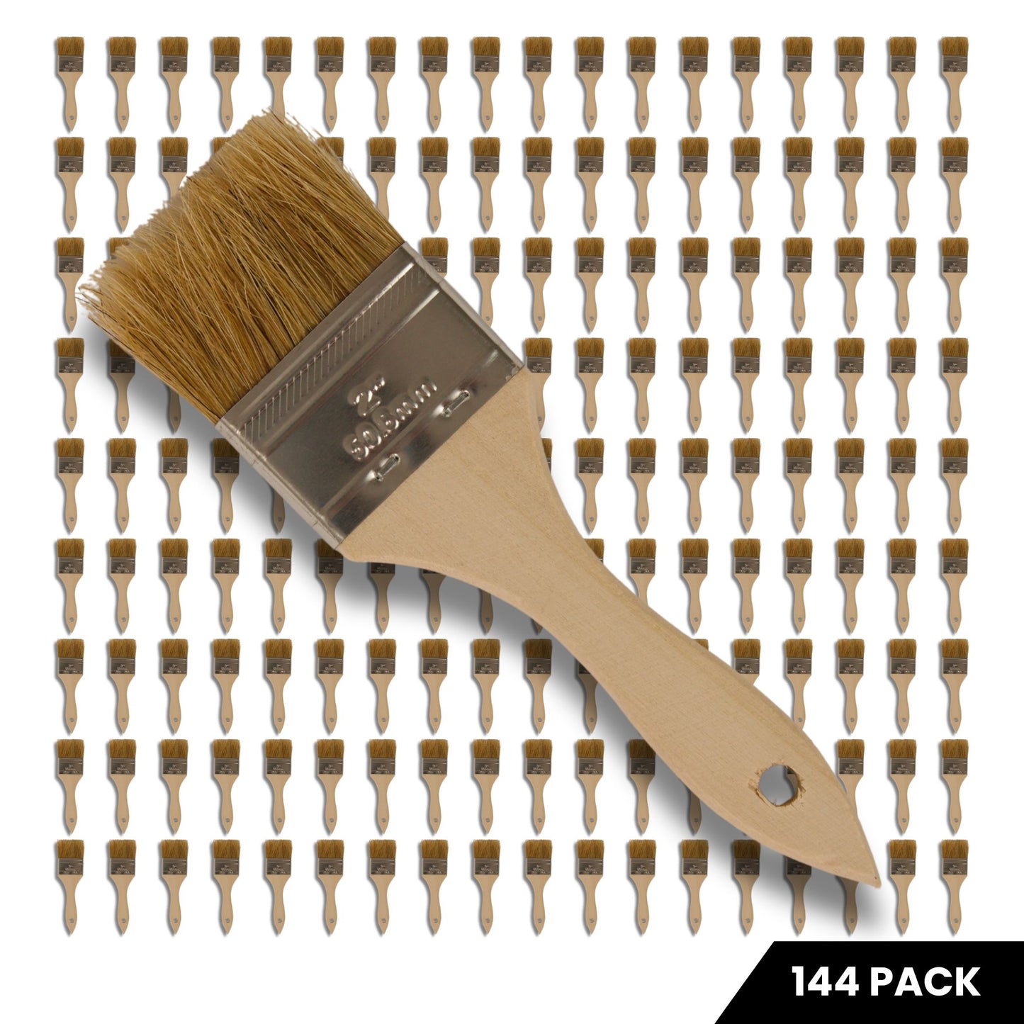 2" Chip Brushes - 144 Pack