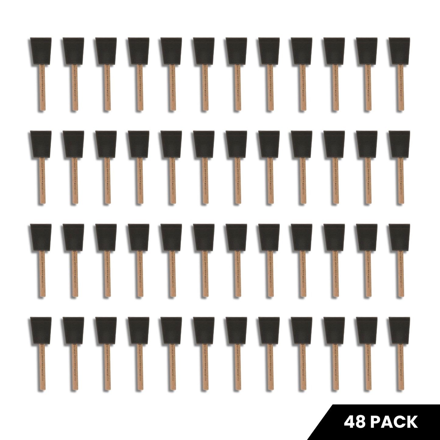 2" Foam Brush - 48 Pack