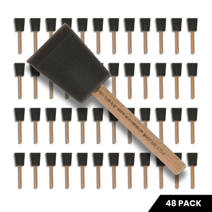 2" Foam Brush - 48 Pack