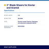 3" Blade Shears for Kevlar® and Aramid specifications