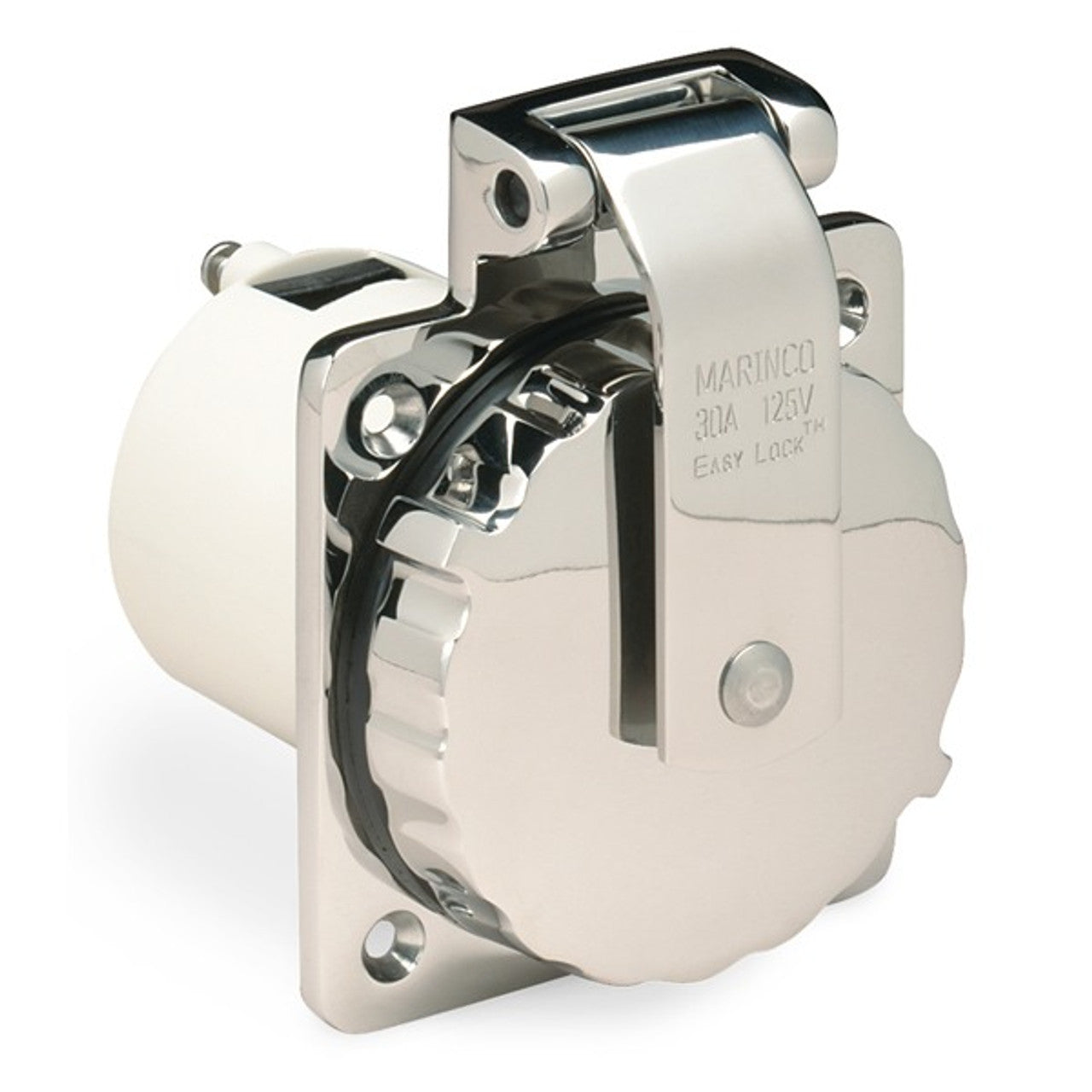 Marinco 30 Amp Stainless Steel Shore Power Inlet