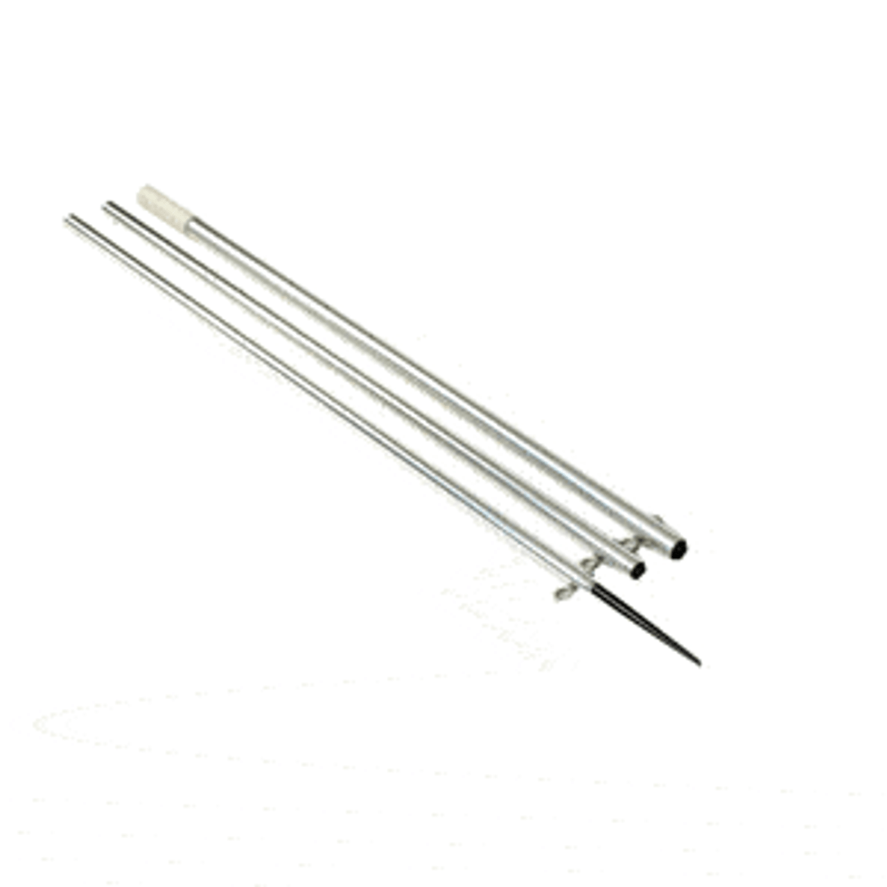 Lee's MX8718CR 18.5' Bright Silver Pole w/Black Spike Step Tube 1.5"