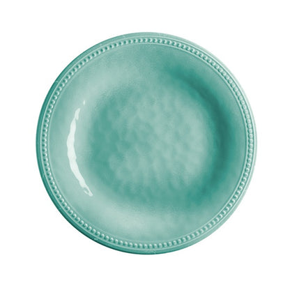 Harmony Aqua 6 Piece Melamine Dessert Plate Set