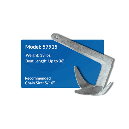 Lewmar Claw Anchor Galvanized