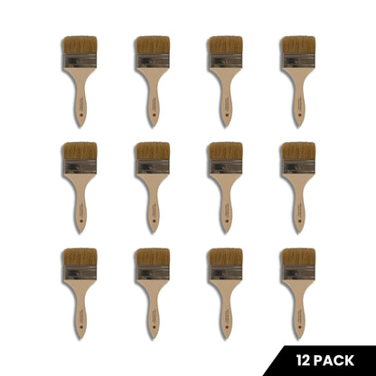 3" Chip Brushes - 12 Pack