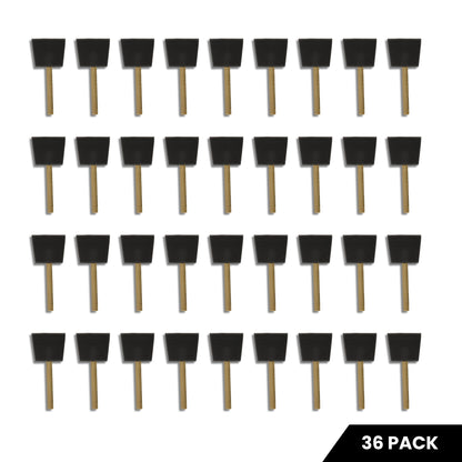 3" Foam Brush - 36 Pack