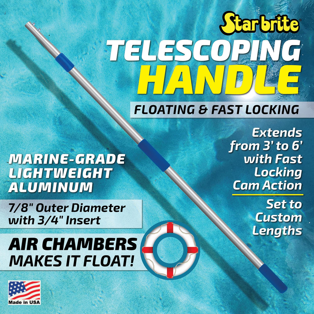 Extend-A-Brush Telescope Handle3-6'