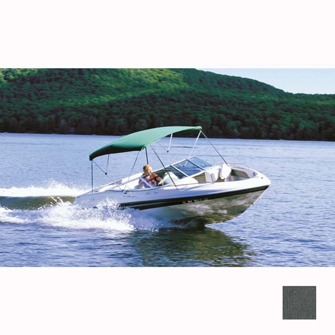 Hot Shot Bimini Boat Top 73-78" W x 36" H x 4' L