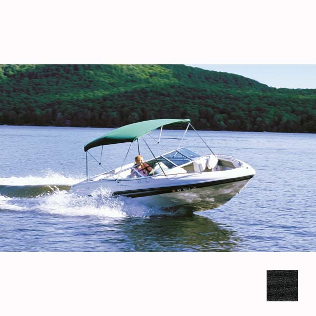 Hot Shot Bimini Boat Top 73-78" W x 36" H x 4' L