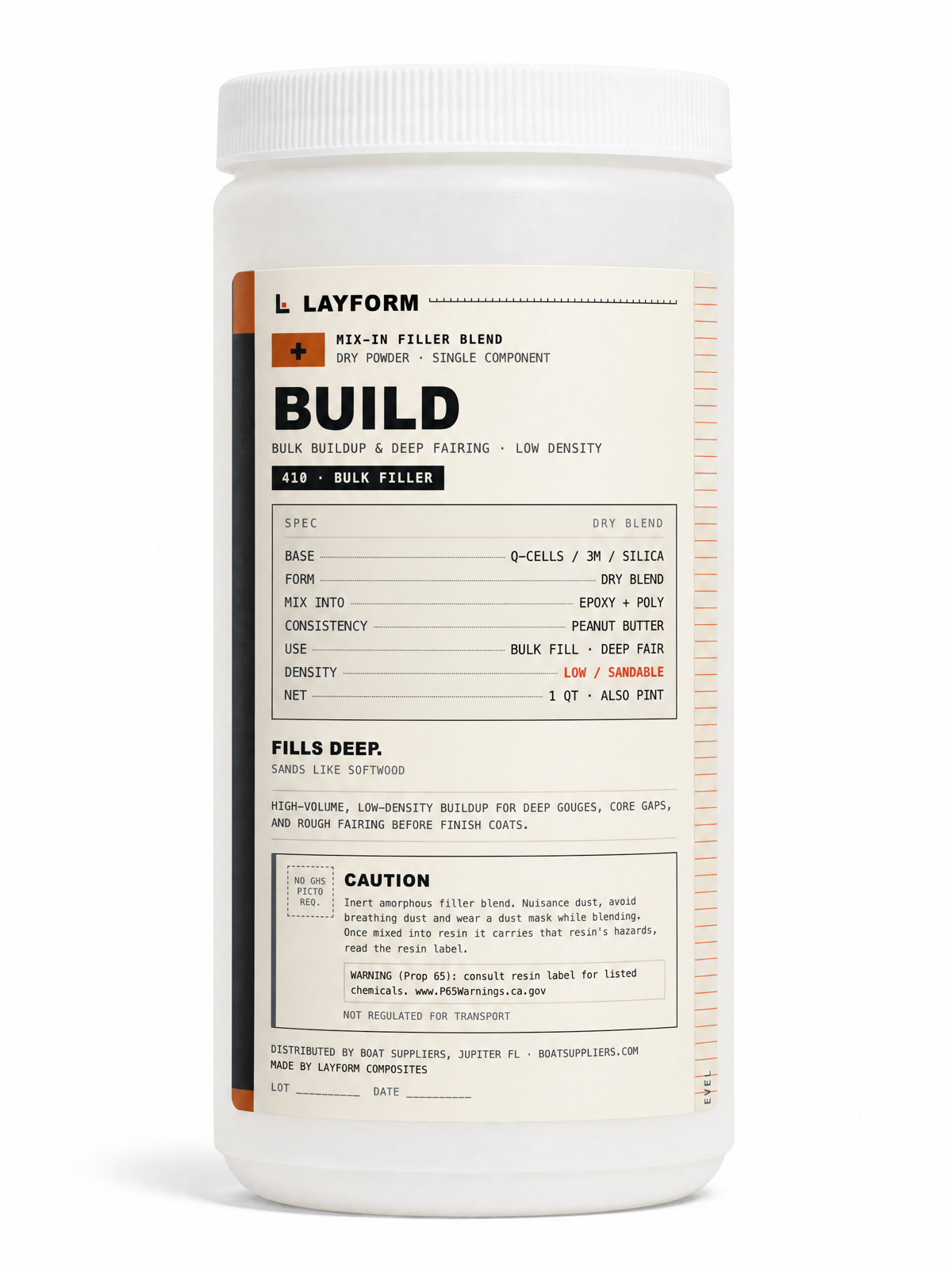 Layform Structural Filler Blend, Build LF-430, 16 oz