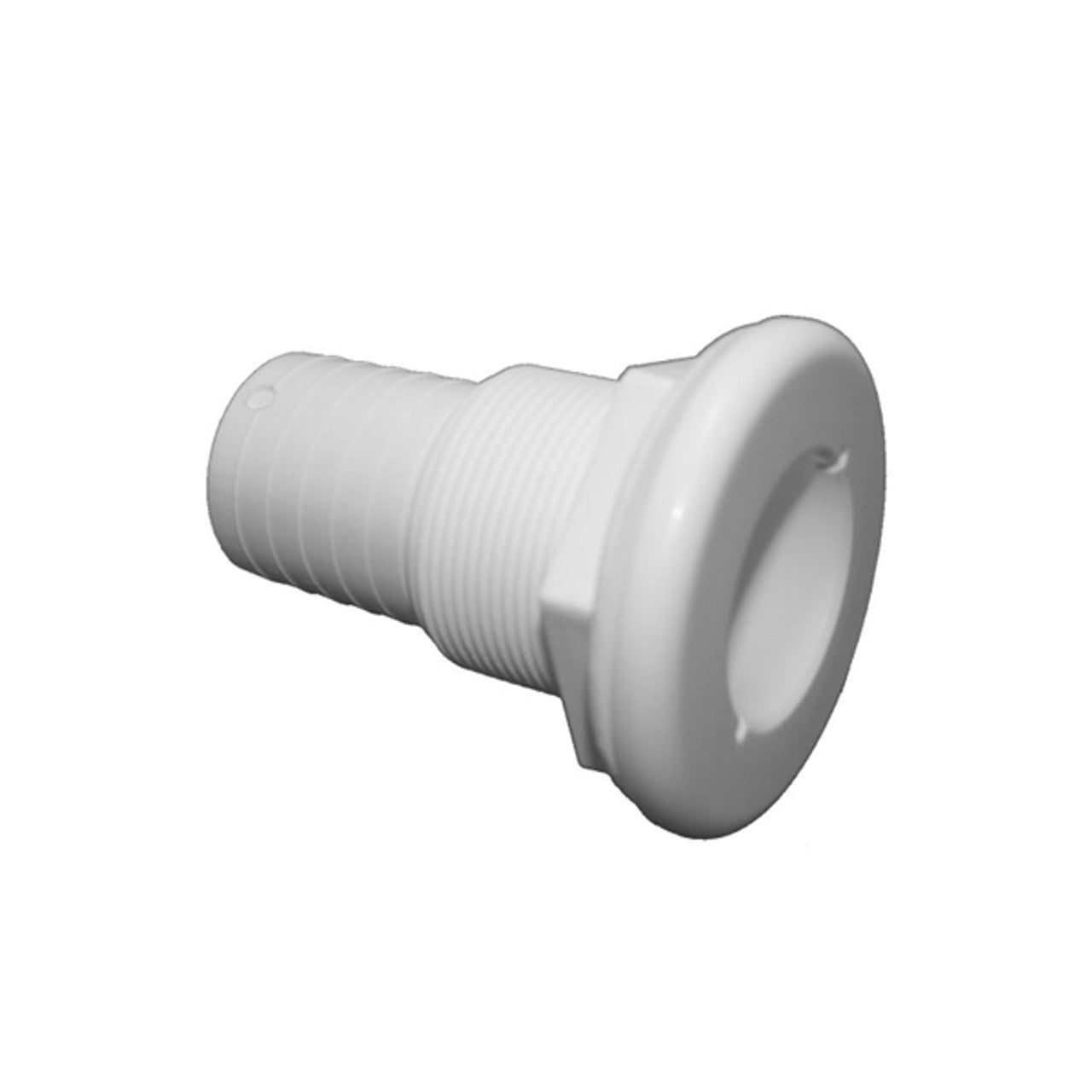 Raccords passe-coque droits blancs TH Marine