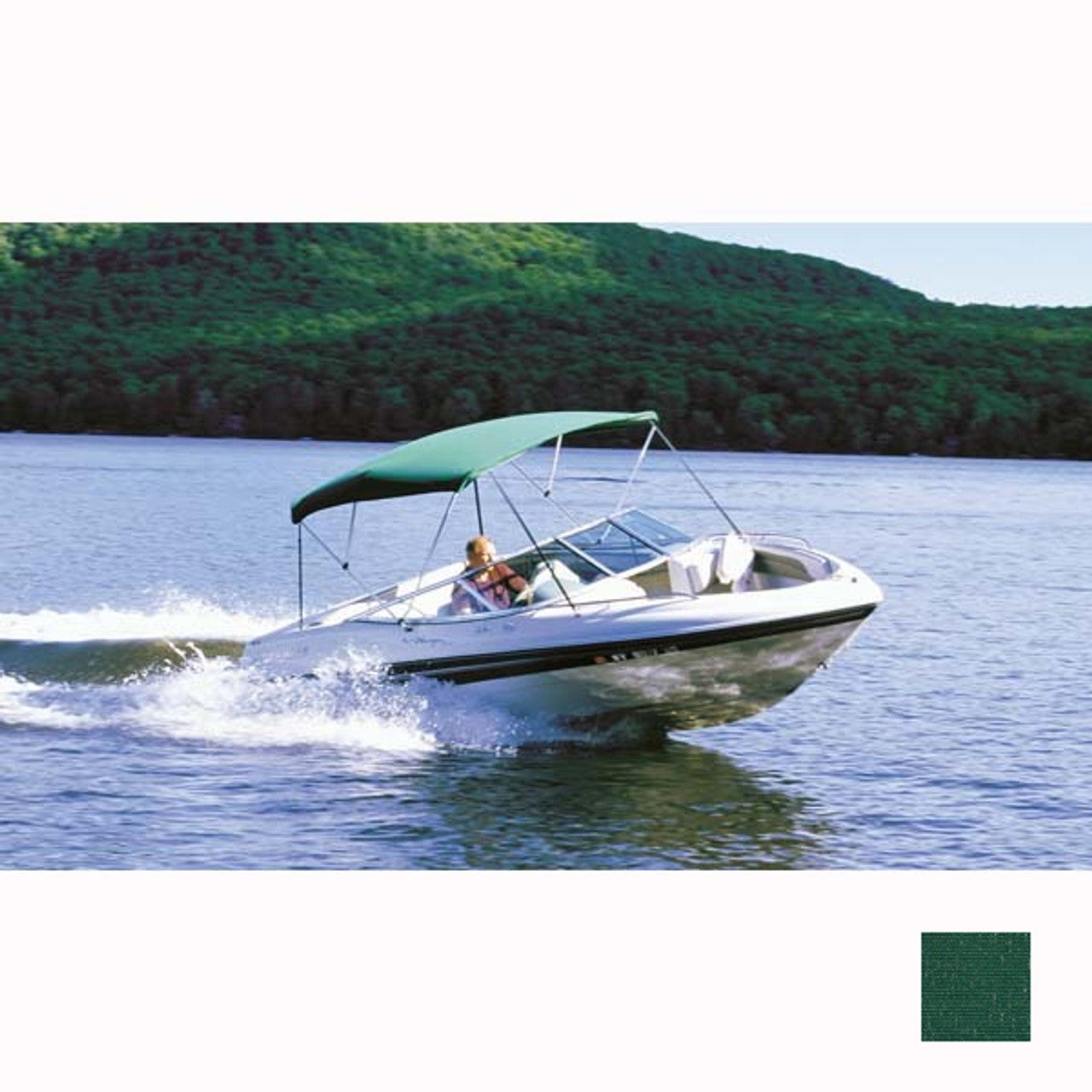 Hot Shot Bimini Boat Top 79 - 84" W x 42" H x 6' L