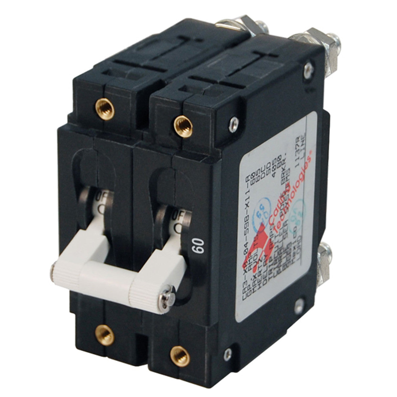 Blue Sea C Series Double Pole Toggle Circuit Breaker