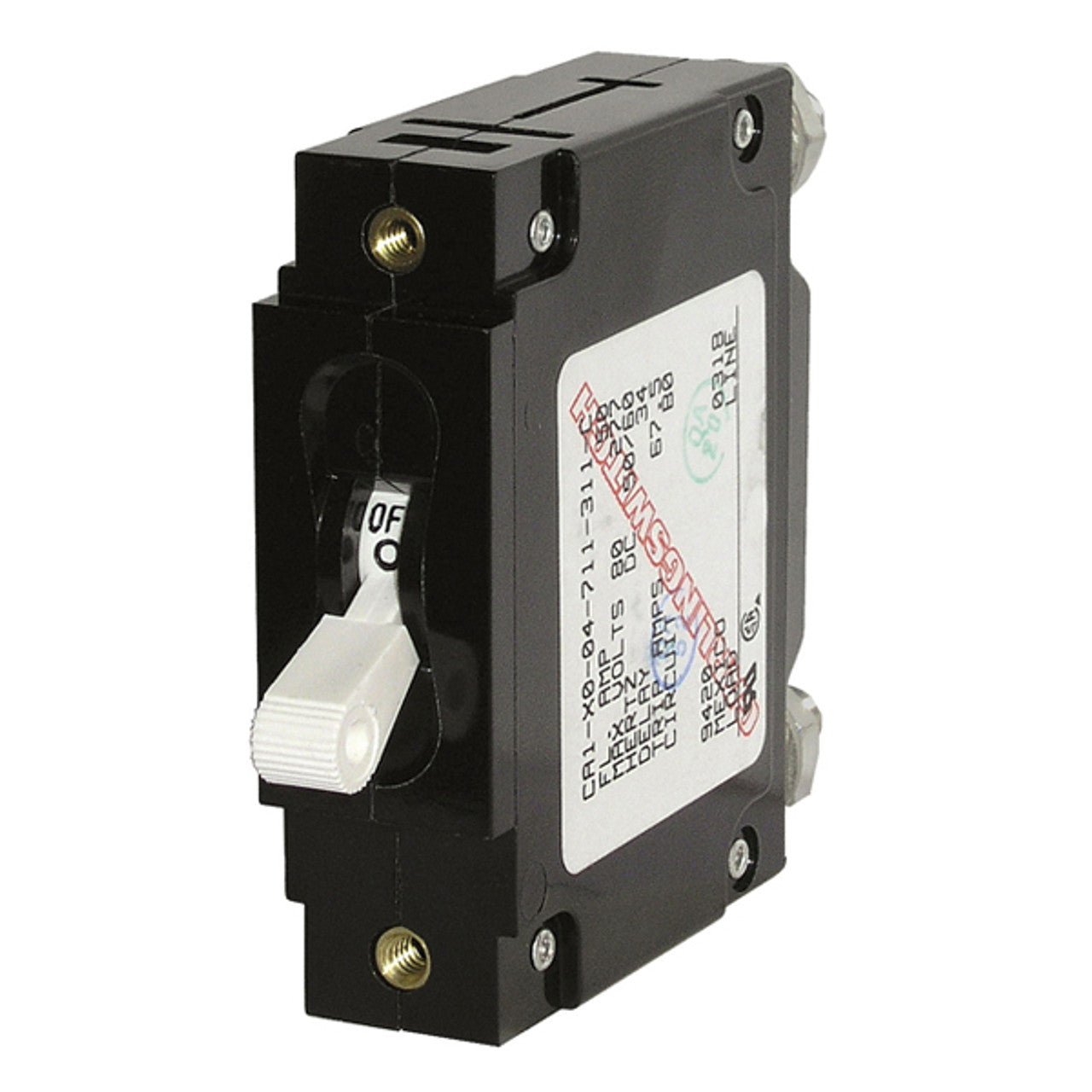 Blue Sea C Series White Toggle Circuit Breaker