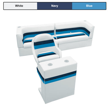 Wise Deluxe Rear Bench & Console Pontoon Furniture Set