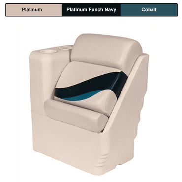 Wise Premier Left Lean Back Pontoon Boat Seat