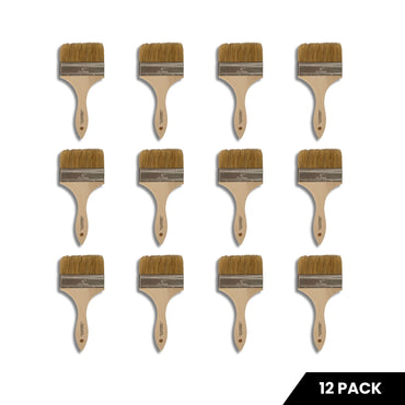 4" Chip Brushes - 12 Pack