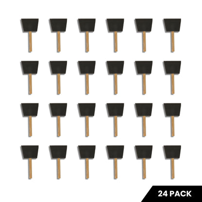 4" Foam Brush - 24 Pack