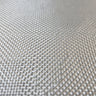 Close-up of 4 oz plain weave glass cloth, fine flat yarns crossing in an even square grid