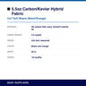 5.5oz Carbon/Kevlar® Hybrid Fabric specifications