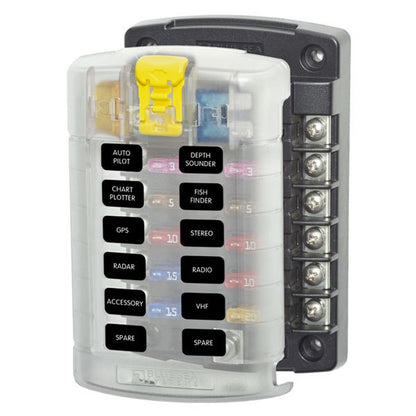 Blue Sea 12 Circuit ST Blade Fuse Block