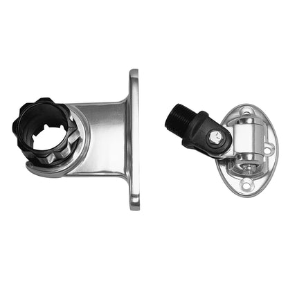 Rupp Standard Antenna Mount Support w/4-Way Base & 1.5" Collar