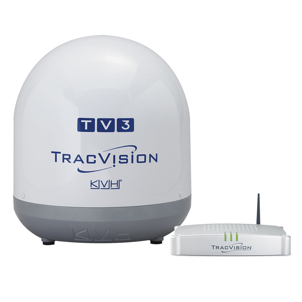 KVH TracVision TV3 w/IP-Enabled TV-Hub &amp; Linear Universal Dual-Output LNB