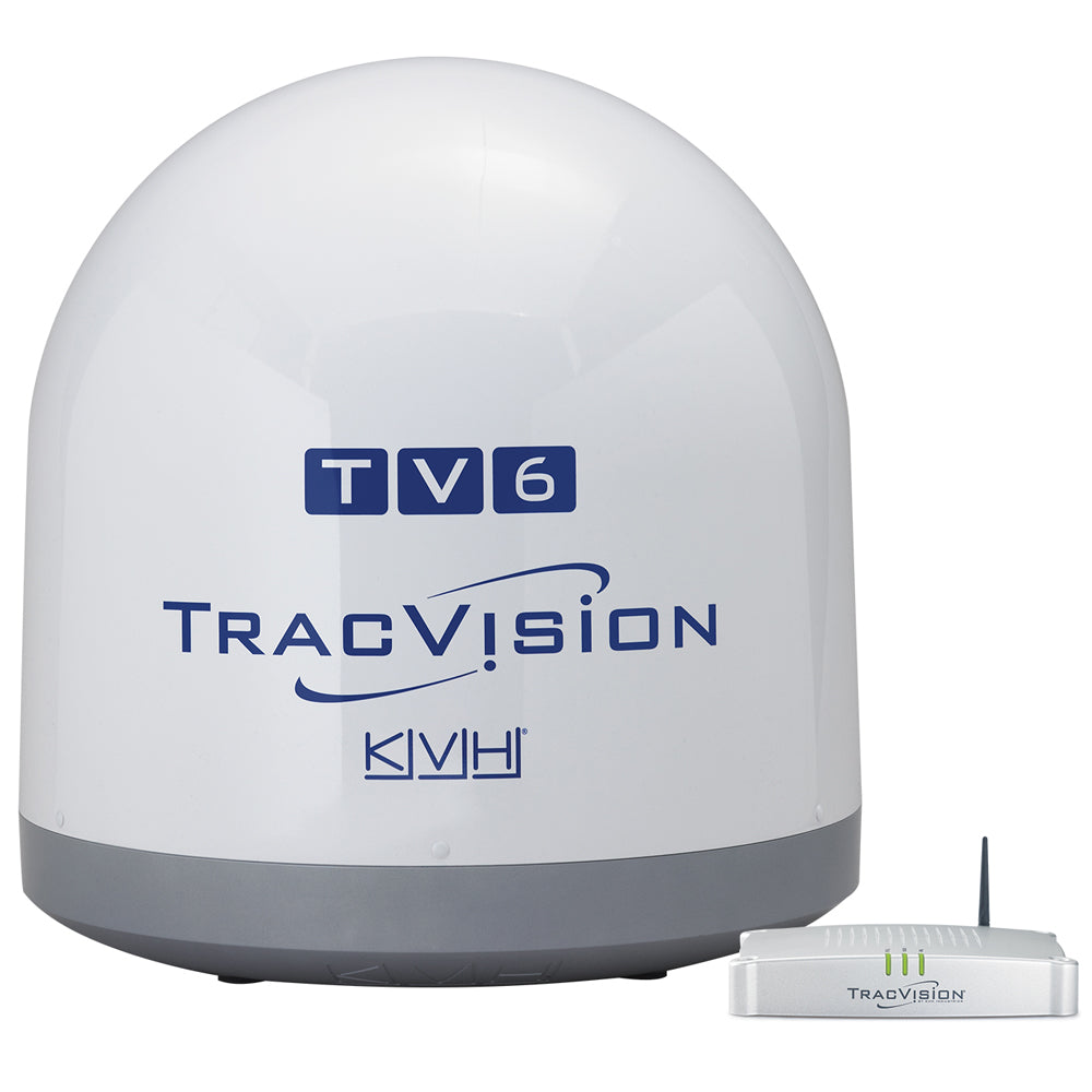 KVH TracVision TV6 w/IP-Enabled TV-Hub &amp; Linear Universal Quad-Output LNB w/Autoskew &amp; GPS