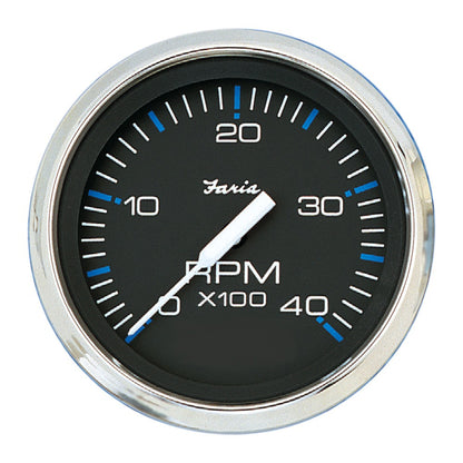 Faria 33742 Chesapeake Black 4K Diesel Tach - Mech Takeoff