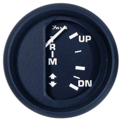 Faria Euro Black Trim Gauge (Mercury/Mariner/Mercruiser/Volvo DP/Yamaha-2001 & newer)