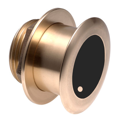 Garmin 010-12181-21 Bronze Thru-hull Wide Beam Transducer w/Depth & Temp - 12 Degree tilt, 8-pin - Airmar B175HW