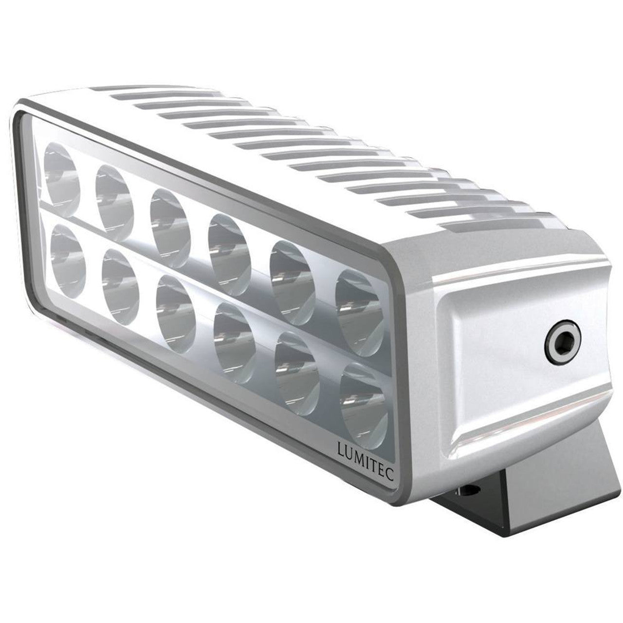 Lumitec 101334 Maxillumeh60 - Trunnion Flood Light - Dimming - White Housing