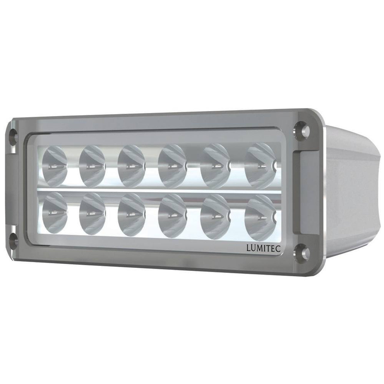 Lumitec 101336 Maxillumeh60 - Flush Flood Light - White Housing - White Dimming