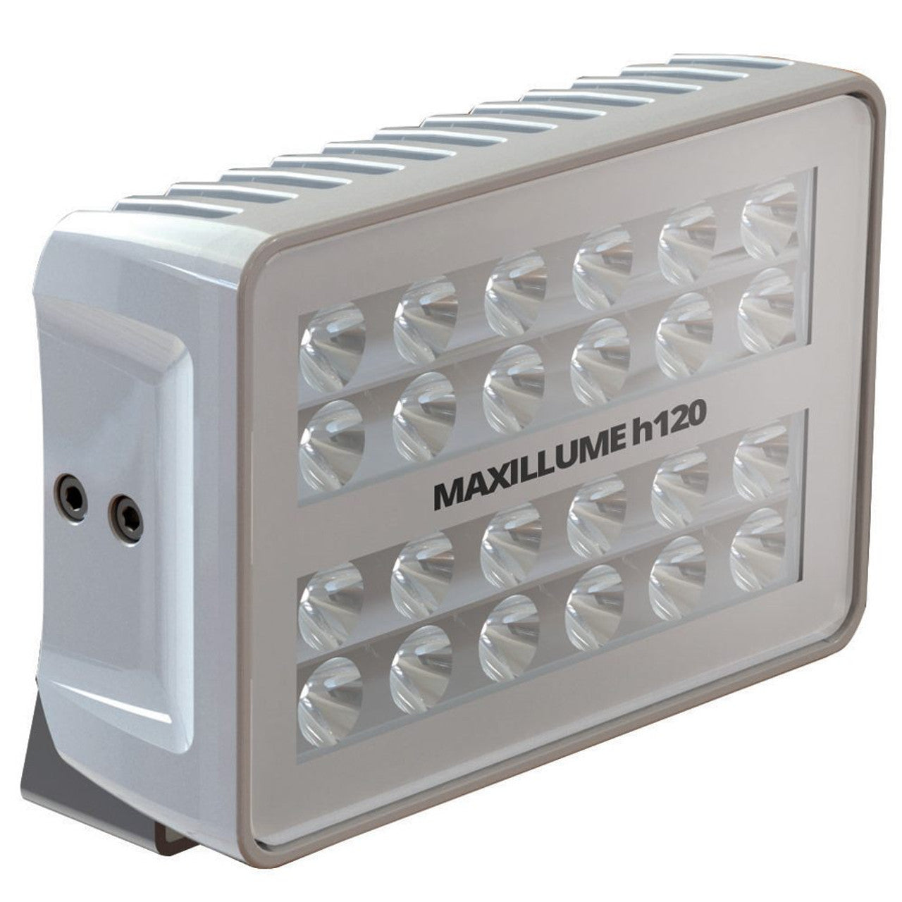 Lumitec 101346 Maxillumeh120 - Trunnion Flood Light - White Housing - Dimming