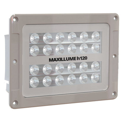 Lumitec 101348 Maxillumeh120 - Flush Flood Light - White Housing - Dimming