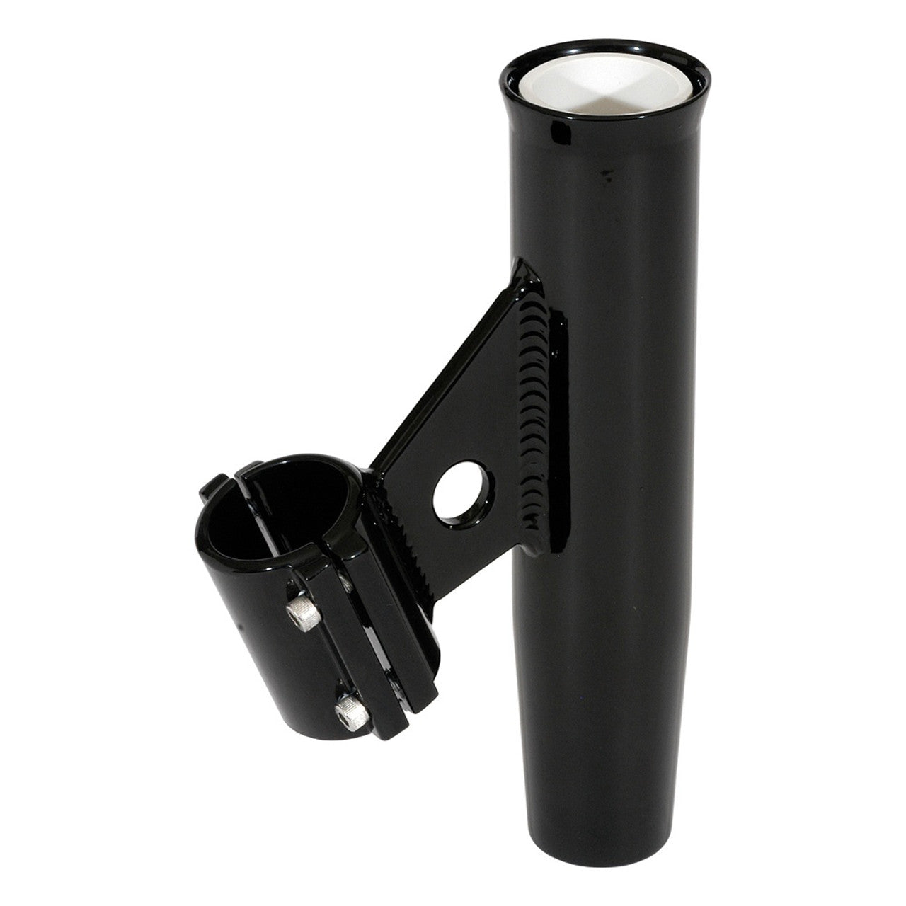 Lee's RA5002BK Clamp-On Rod Holder - Black Aluminum - Vertical Mount - Fits 1.315 O.D. Pipe