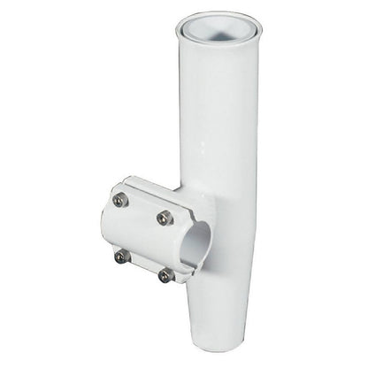Lee's RA5201WH Clamp-On Rod Holder - White Aluminum - Horizontal Mount - Fits 1.050" O.D. Pipe