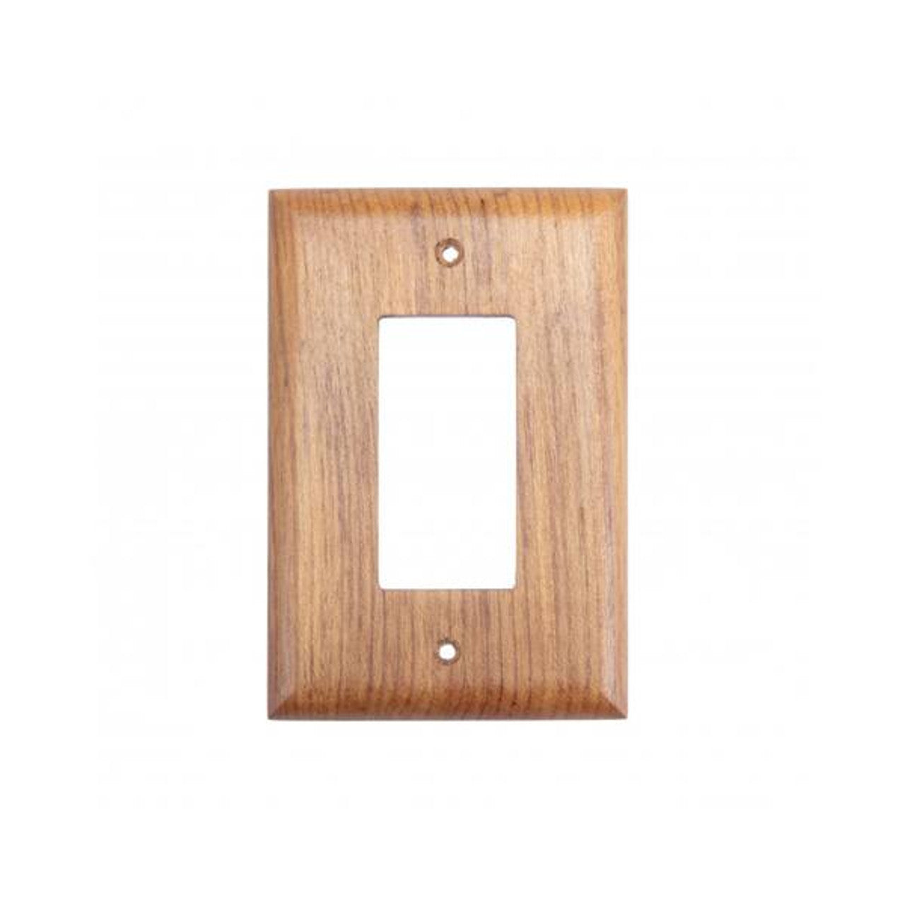 Whitecap Teak Ground Fault Outlet Cover