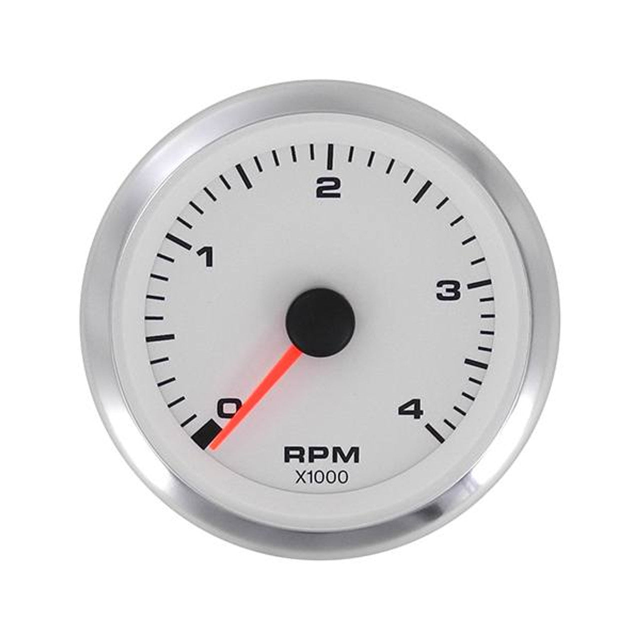 Sierra 62548P White Premier Pro Series Tachometer