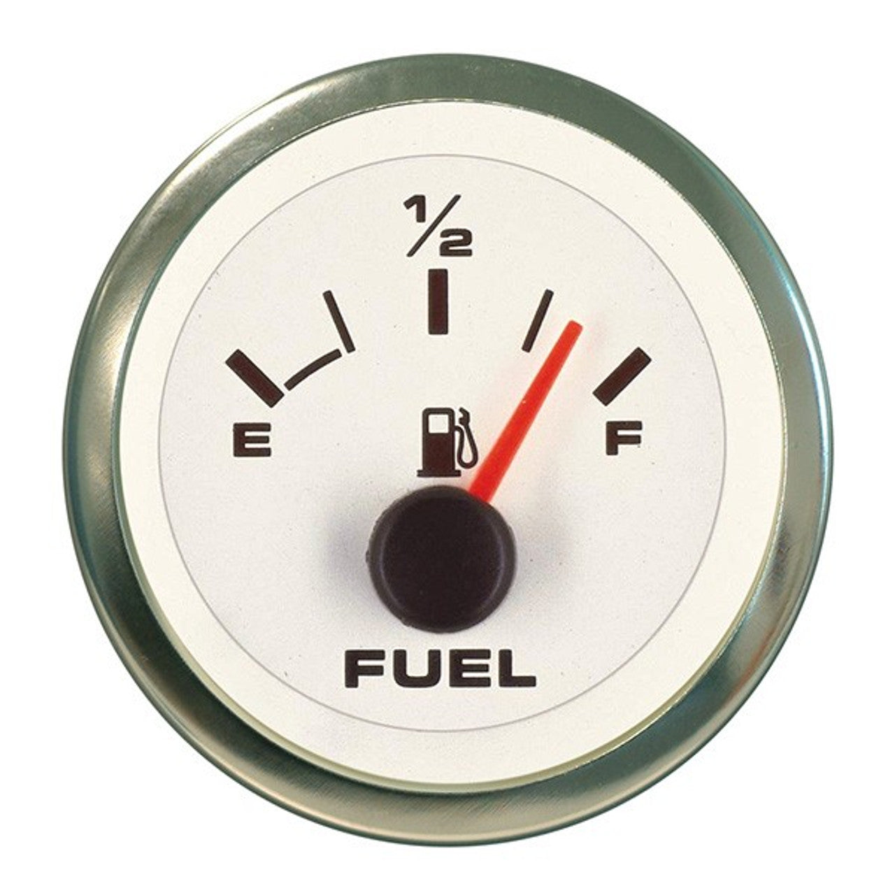 Sierra 62551P White Premier Pro Series Fuel Gauge