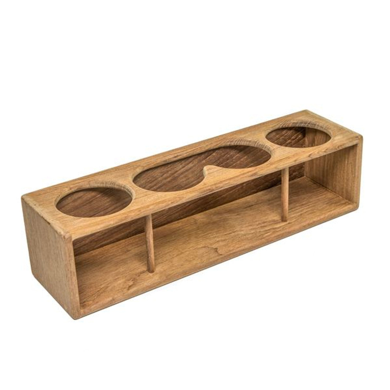 Whitecap Teak Four Drink / Binocular Rack
