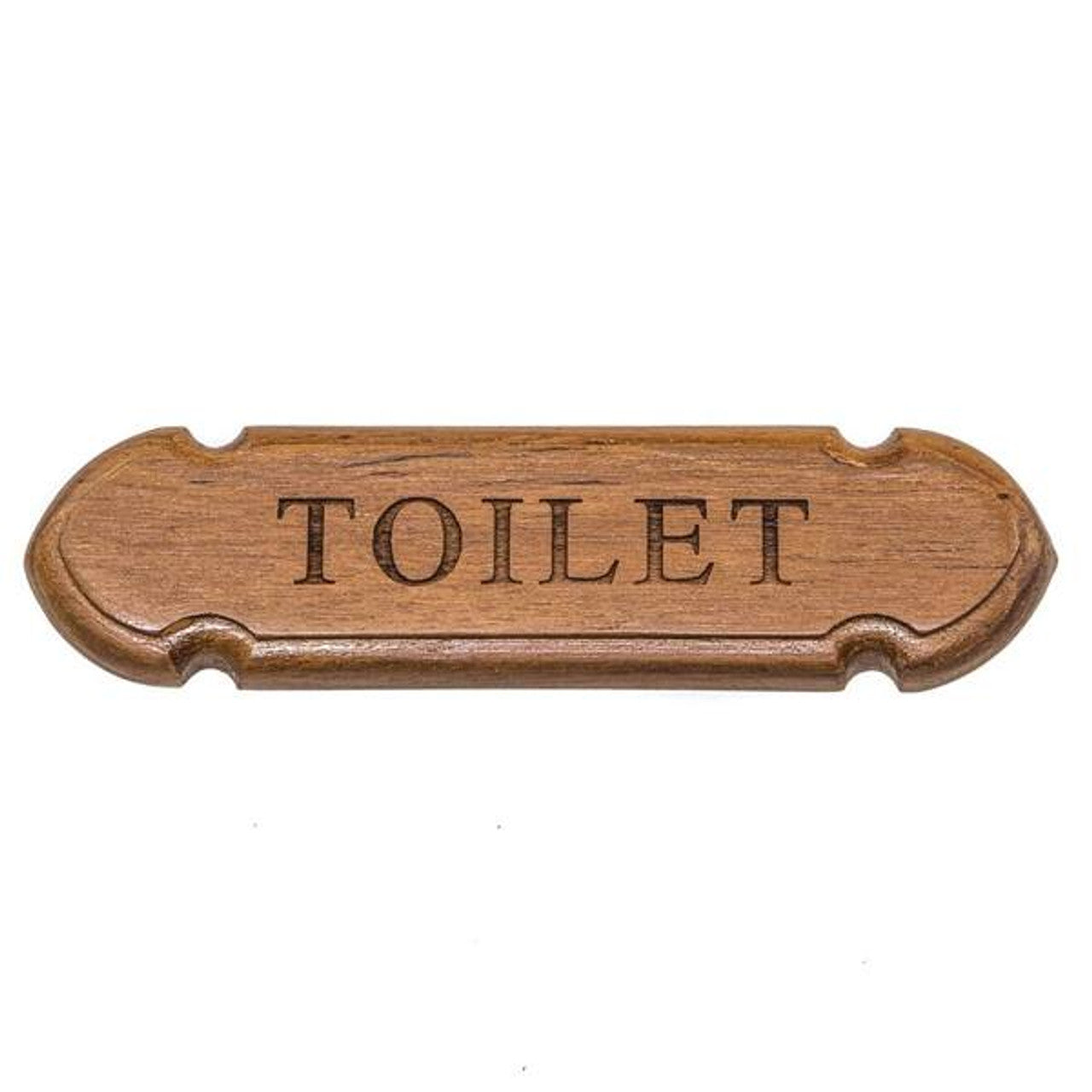 Whitecap Teak Toilet Name Plate