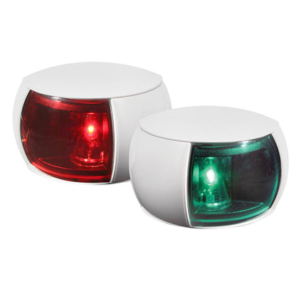 Hella Marine 980520811 NaviLED Port/Starboard Pair- Colored Lens/White Housing
