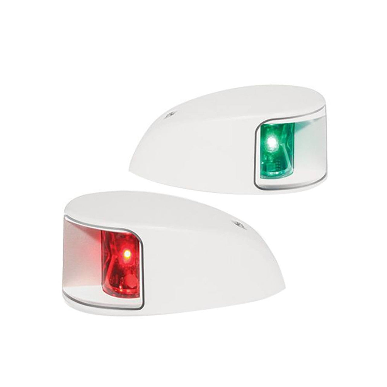 Hella Marine 980620911 NaviLED Port/Starboard Deck Mount- Clear Lens/White Housing