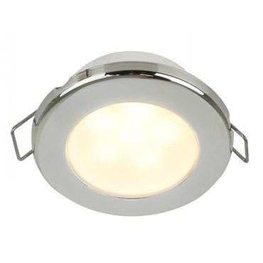 Hella Marine EuroLED 75 SS 3" Round Spring Mount Light -Warm White LED