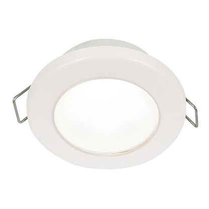 Hella Marine EuroLED 75 3" Round Spring Mount Light - White LED 12V