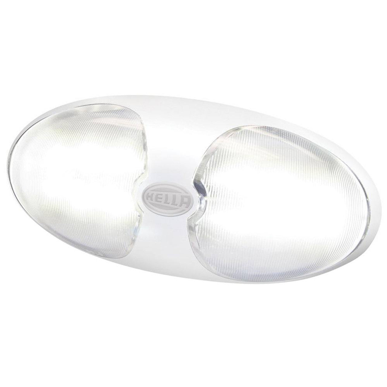 Hella Marine 980704001 DuraLED 12 Interior/Exterior Lamp w/Switch- White Housing