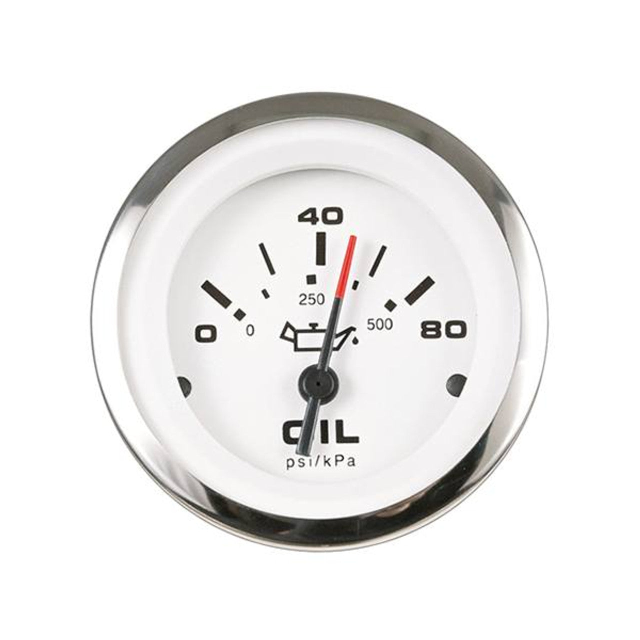 Sierra 65501P Lido Series Oil Pressure Gauge